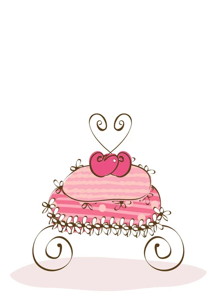 Свадебный торт — стоковый вектор