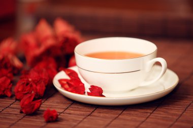 Red tea clipart