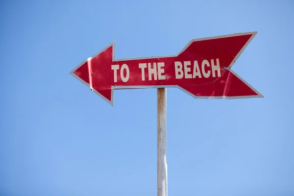 Naar het strand — Stockfoto