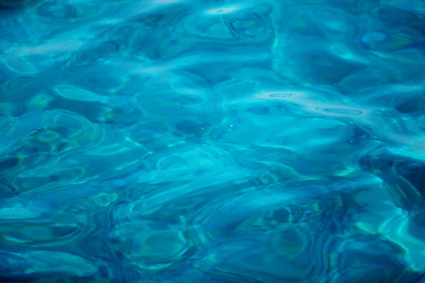 Blue ripples pool water background — Stock Photo, Image