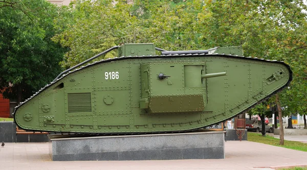 Bir İngiliz mark v tank — Stok fotoğraf
