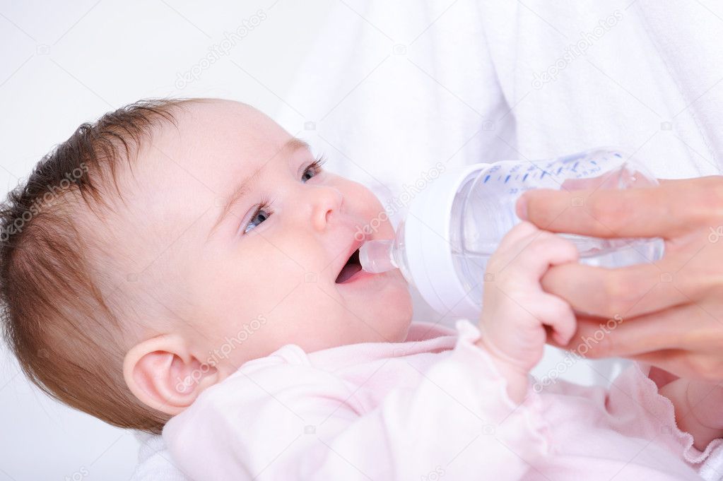 Baby drinking water — Stock Photo © valuavitaly 3703867