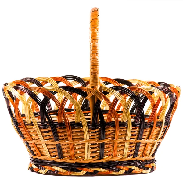 Wiklinowy koszyk — Zdjęcie stockowe