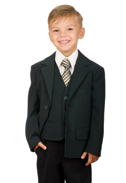 Αγόρι στο κοστούμι — Φωτογραφία Αρχείου