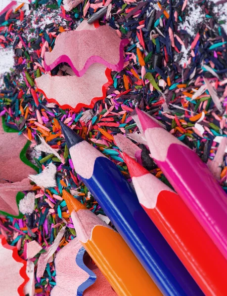 Multicolor pennor och spån — Stockfoto