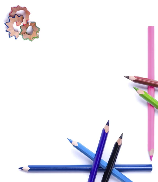 Rahmen für Bleistifte — Stockfoto