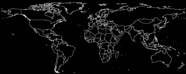Mapa světa — Stock fotografie