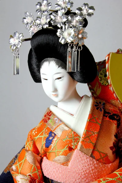 stock image Geisha japanese doll