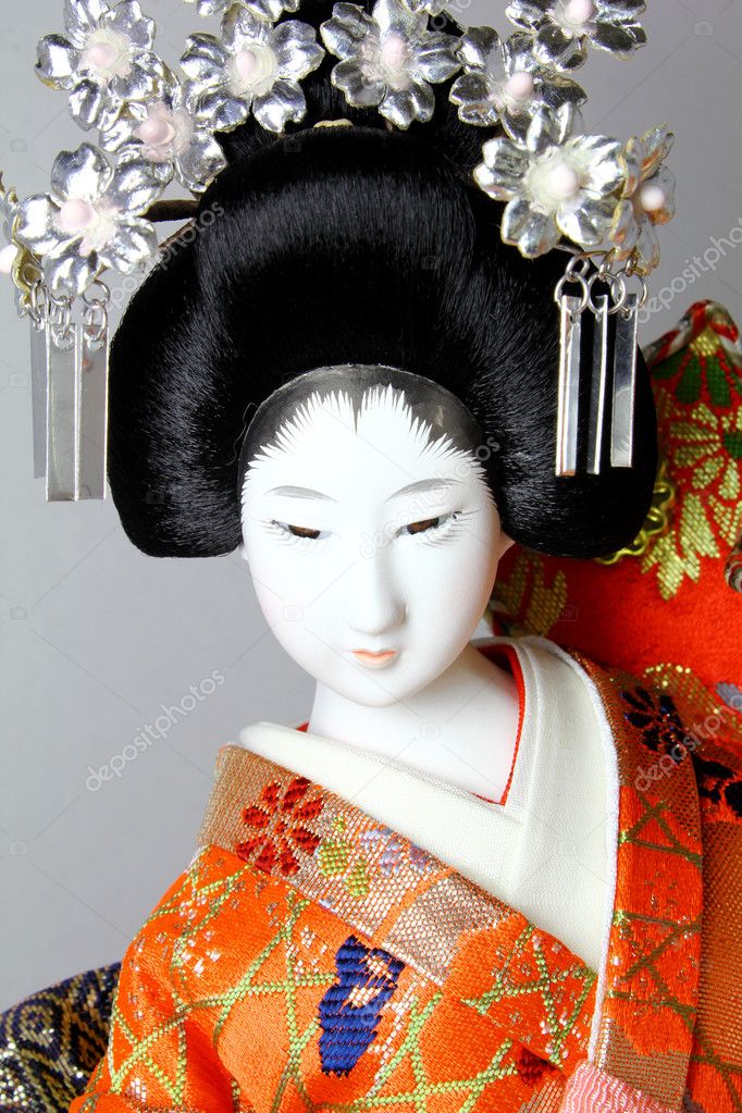 Geisha japanese doll
