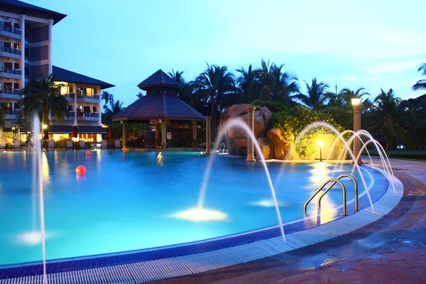 Hotel de lujo piscina — Foto de Stock