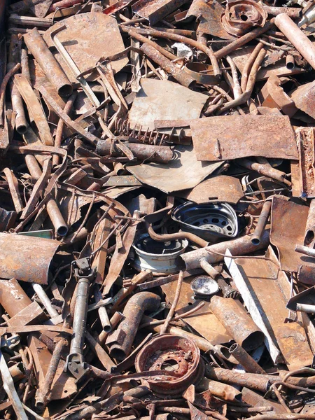 Textur av gammal rostig metall — Stockfoto