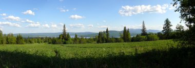 Panorama of Zuratkul' national park - Ural, Russia clipart