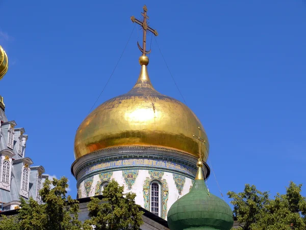 新しいエルサレム修道院 - ロシアのキューポラ — ストック写真