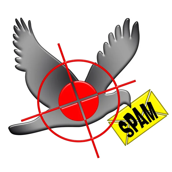 Matar Spam — Fotografia de Stock