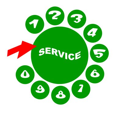 Consumer Service Phone clipart