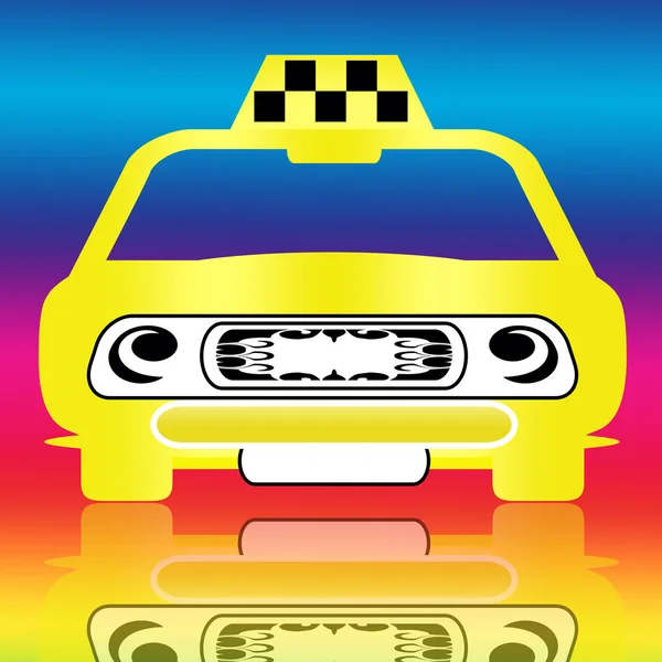Taxi colorato — Foto Stock