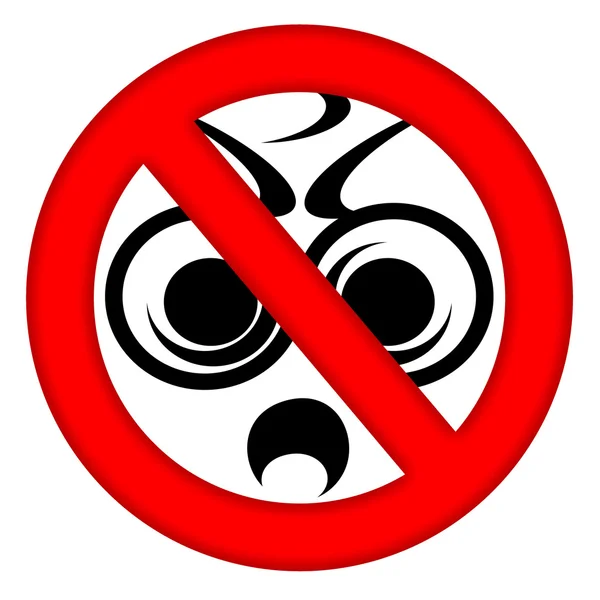 No Stupid Woodpeckers Area Sign — Stock Photo, Image