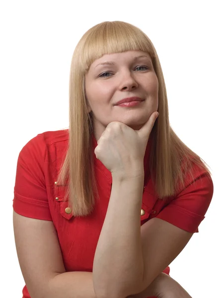 stock image Portrait of a beautiful young woman