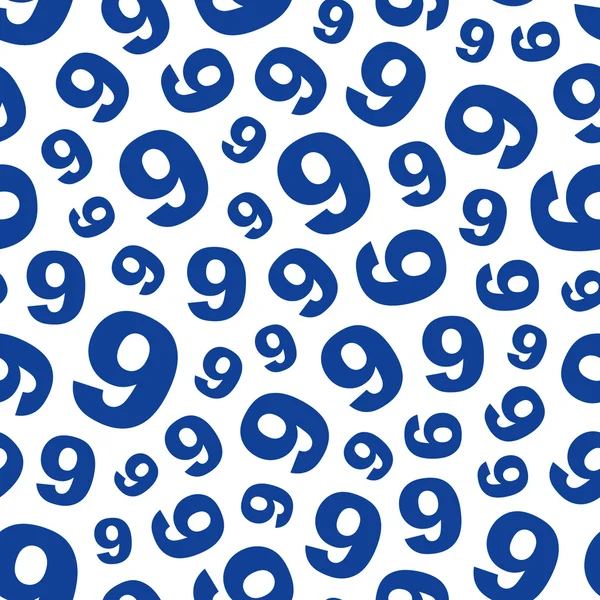 9. η απρόσκοπτη υπόβαθρο με αριθμούς — Διανυσματικό Αρχείο