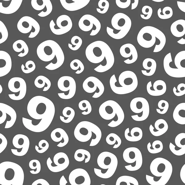 9. η απρόσκοπτη υπόβαθρο με αριθμούς — Διανυσματικό Αρχείο