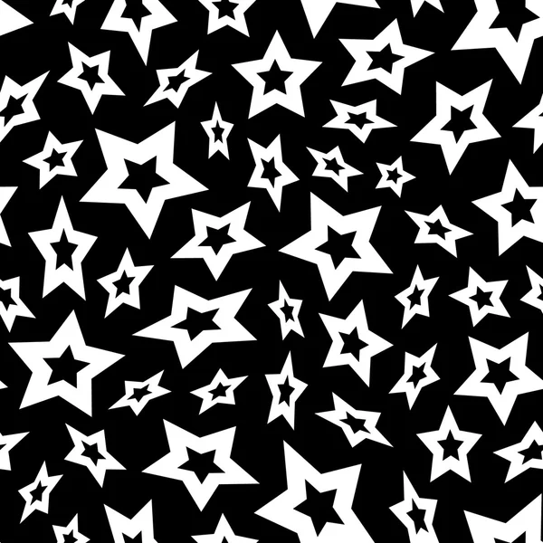 Fond sans couture avec des étoiles. Illustration vectorielle . — Image vectorielle