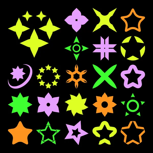 Бесшовный фон со звездами. Векторная иллюстрация . — стоковый вектор