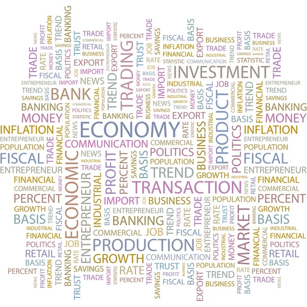 経済。ベクトル イラスト — ストックベクタ