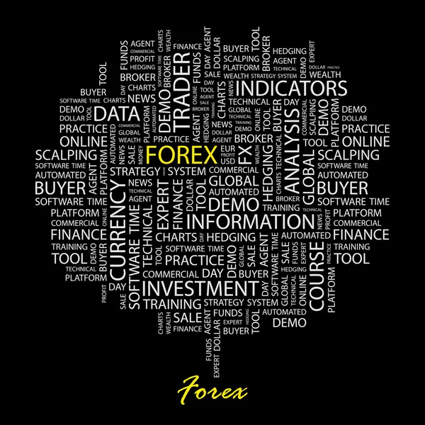 Forex. vectorillustratie. — Stockvector