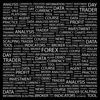 FOREX. Word collage clipart