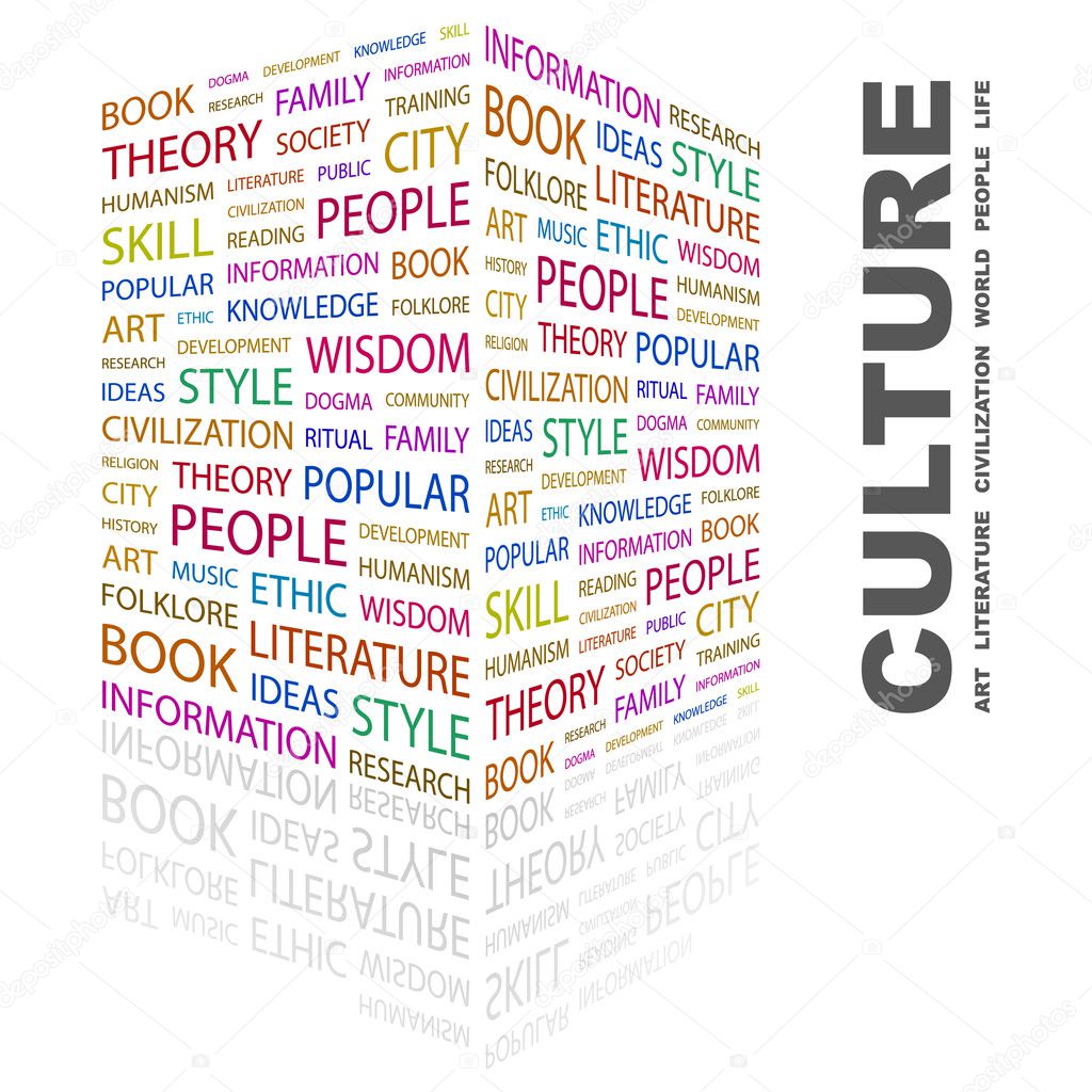 CULTURE. Word collage on white background — Stock Vector © studiom1 ...