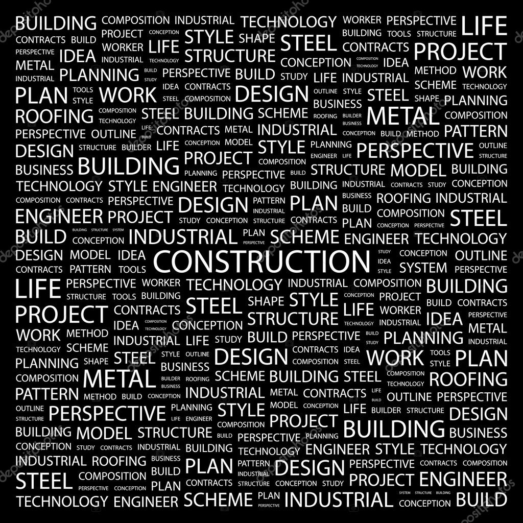 construction-word-collage-on-black-background-stock-vector