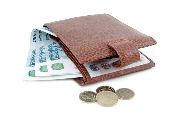 Leather wallet — Stock Photo, Image