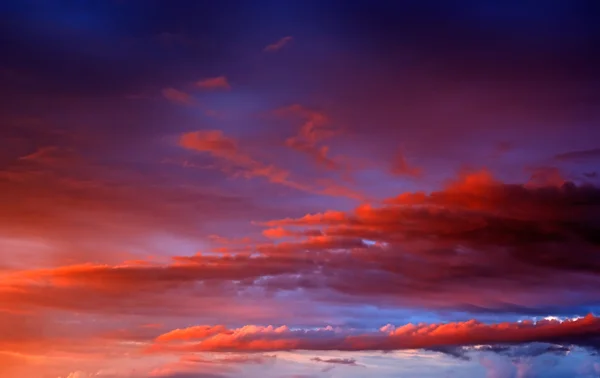 stock image Clouds on a sunset