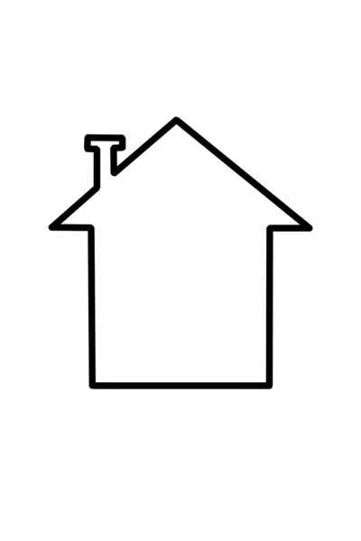 Іконка будинку — стокове фото