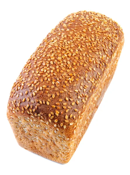 Quadrat-Sesam-Brot — Stockfoto