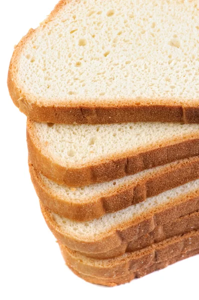 Pan blanco en rodajas  . — Foto de Stock