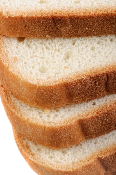 Gesneden wit brood . — Stockfoto