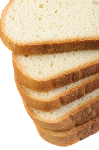 Pan blanco en rodajas  . — Foto de Stock