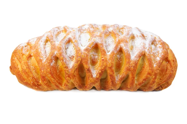 Croissant from flaky pastry with poppy — Stock Photo, Image