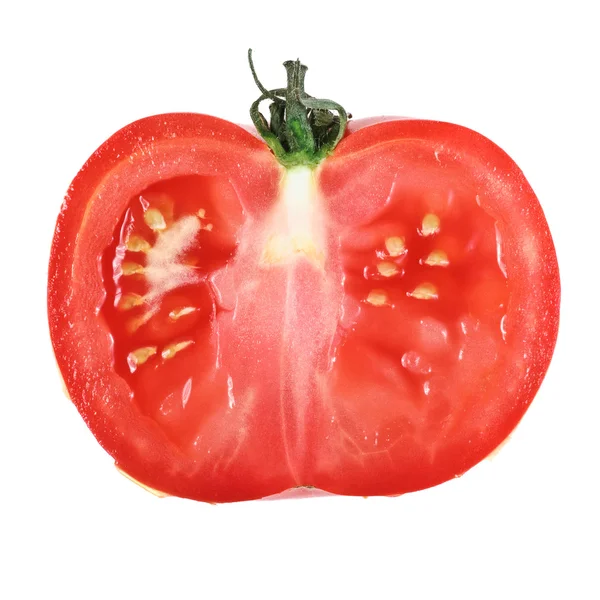Rode tomaat slice . — Stockfoto