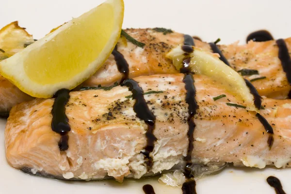 stock image Baked salmon