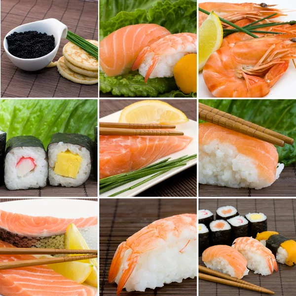Sushi background — Stock Photo, Image