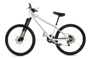 Mountain bike for extreme riding clipart