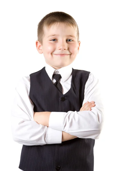 Dobře oblečený mladý podnikatel — Stock fotografie
