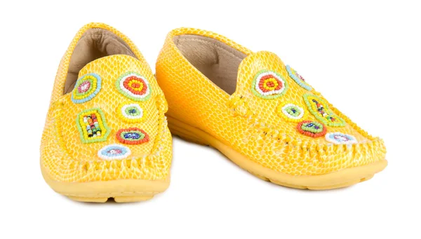 Yellow shoes — Stock Photo, Image