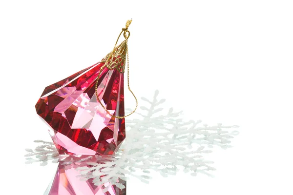 Christmas decoration glass crystal — Stock Photo, Image