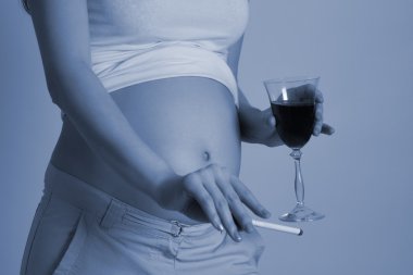 hamile kadın içki şarap