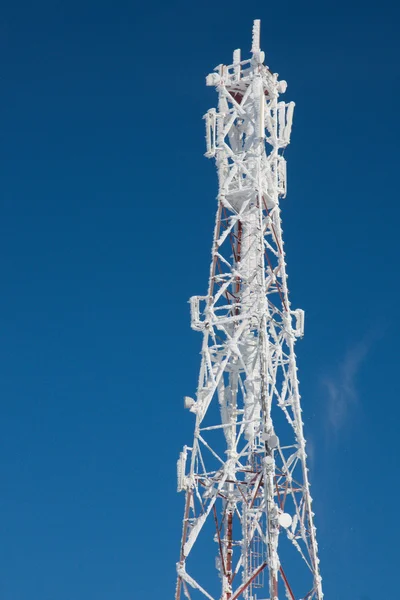 Pós antena de comunicação — Fotografia de Stock