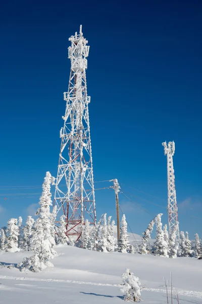 Komunikacja antenn — Zdjęcie stockowe