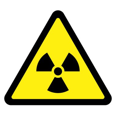 Radiation Triangular Sign clipart